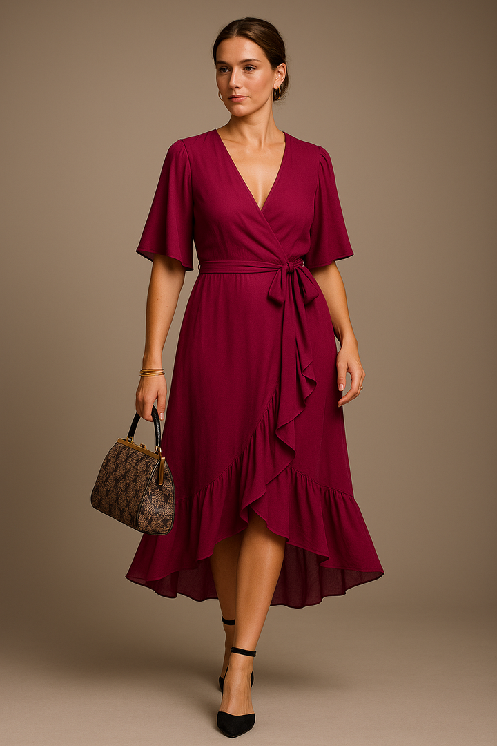 Monica™ | V-neck Dress