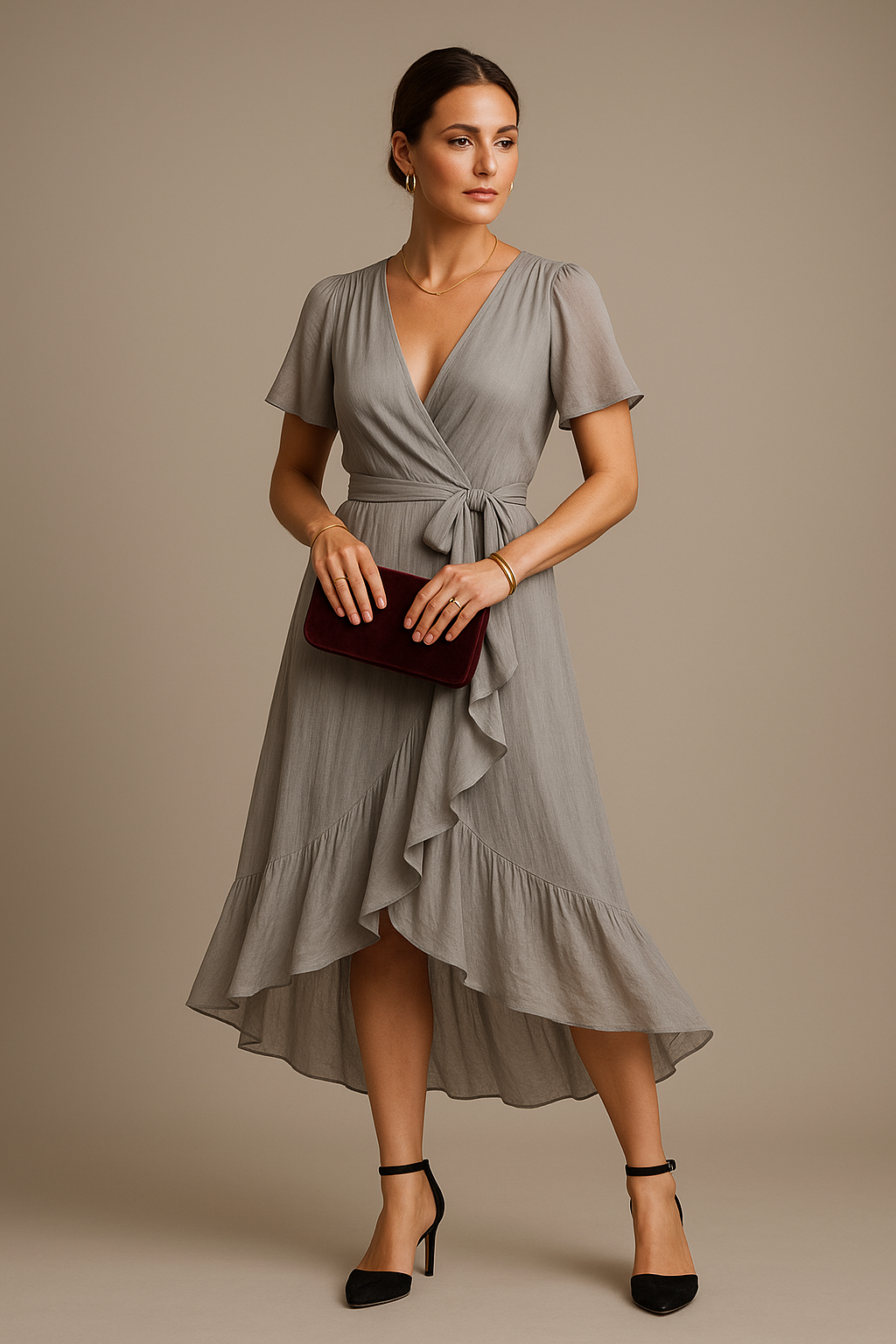 Monica™ | V-neck Dress