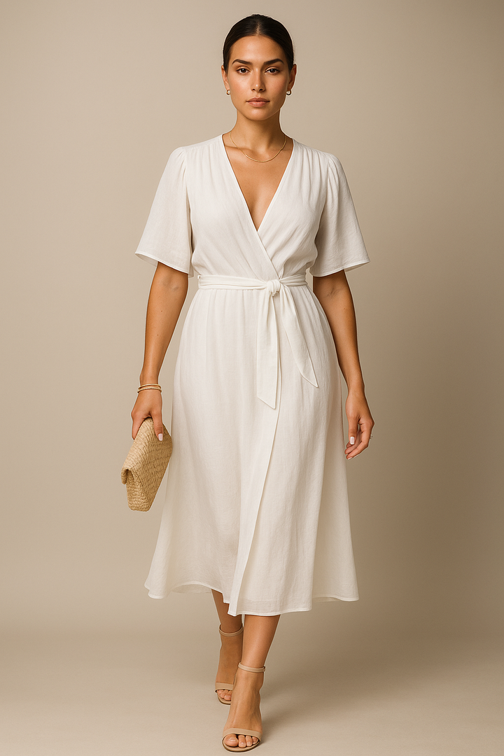 Monica™ | V-neck Dress