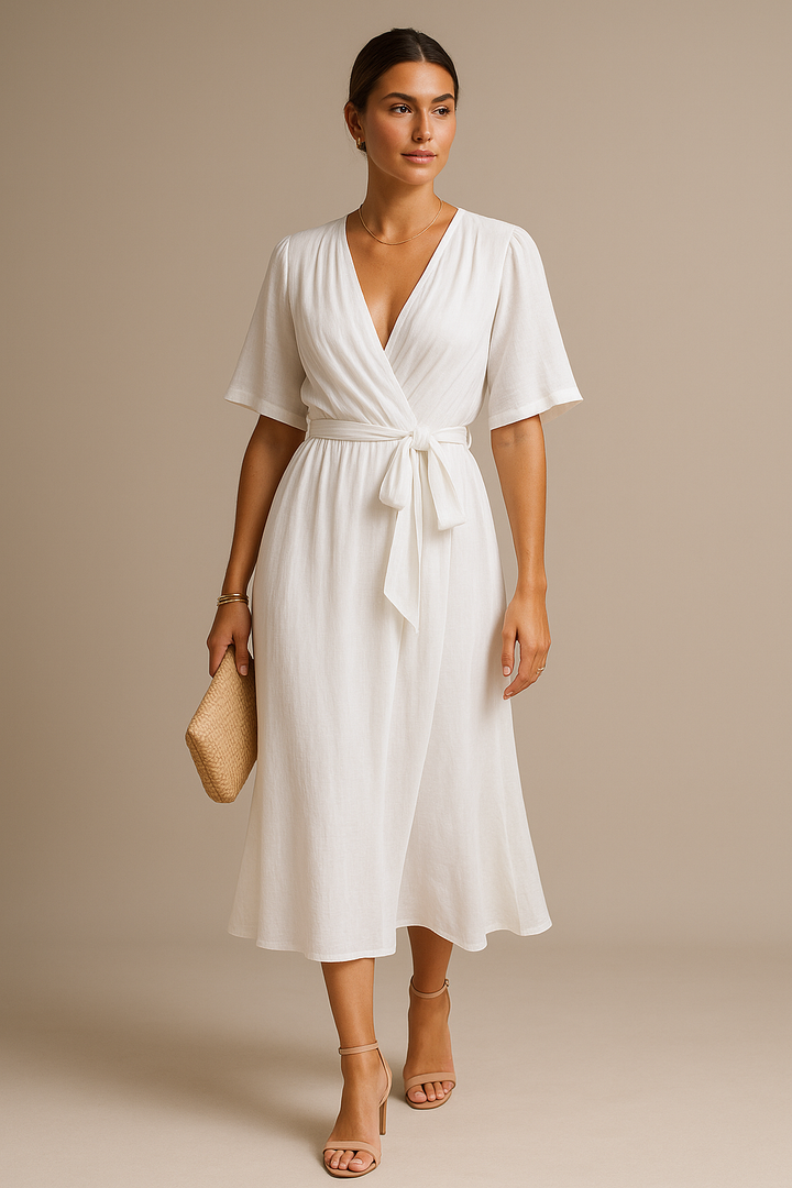 Monica™ | V-neck Dress