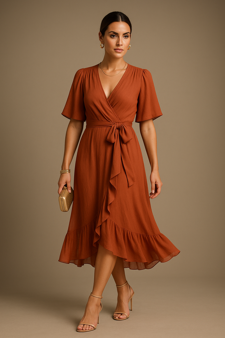 Monica™ | V-neck Dress
