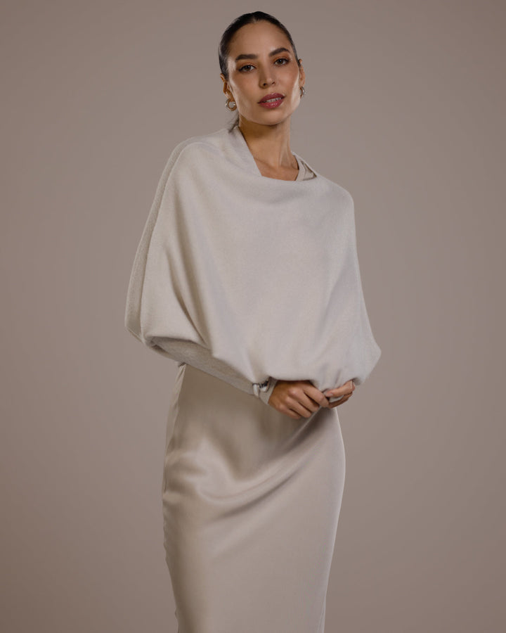 SF Whisper™ Asymmetric Draped Jumper