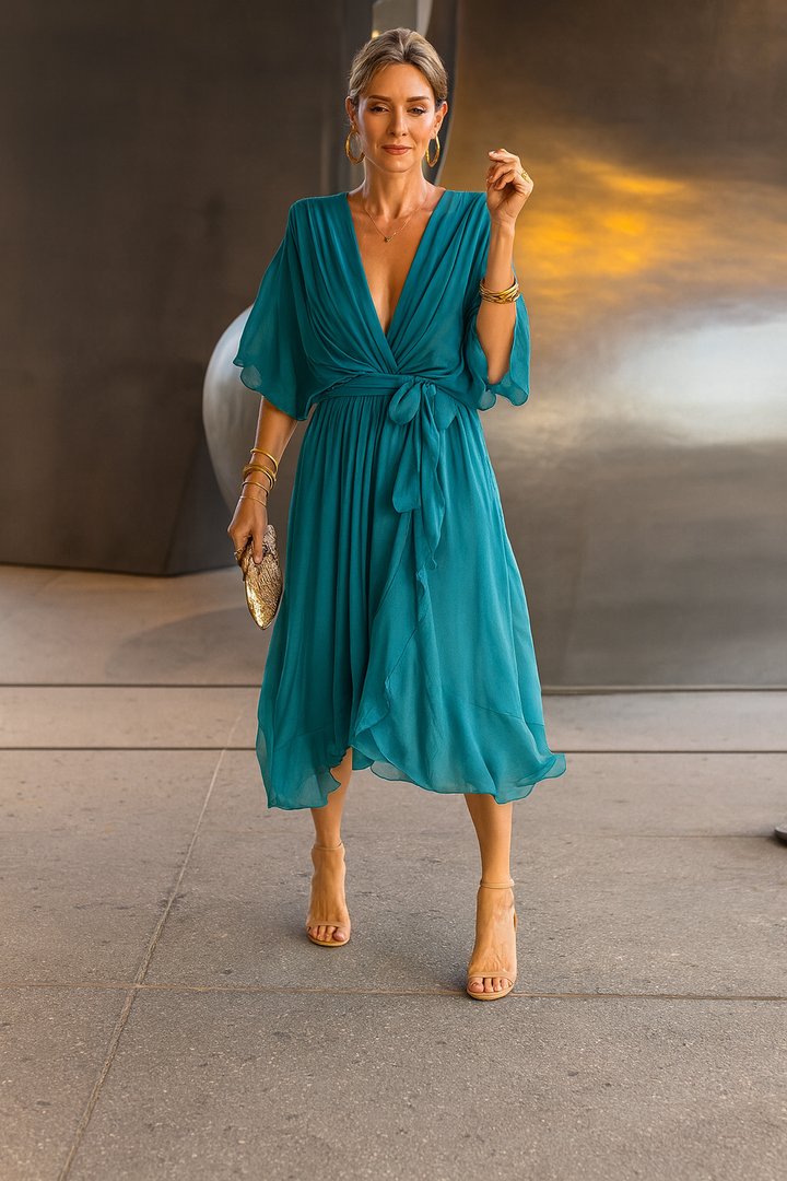 Monica™ | V-neck Dress