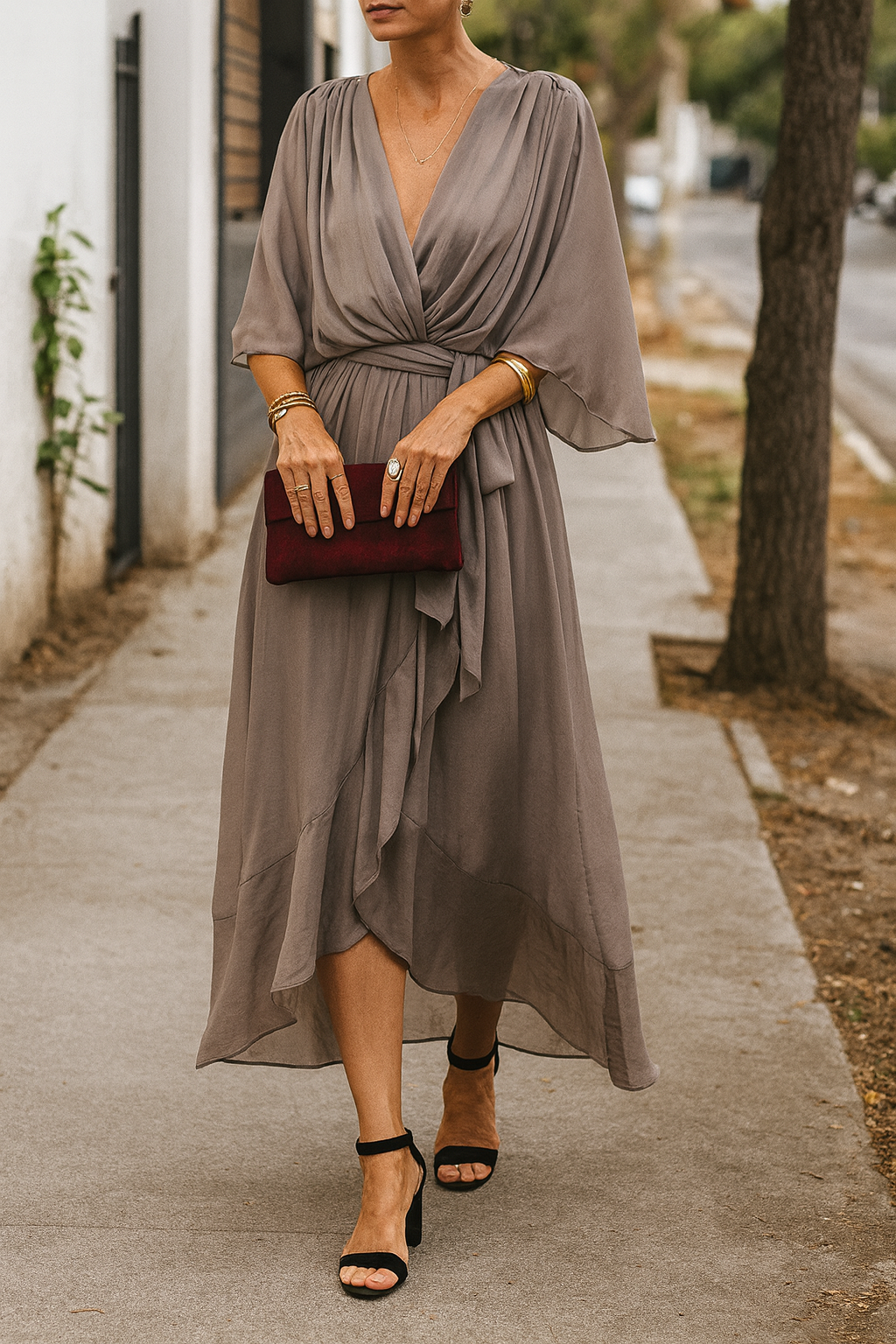 Monica™ | V-neck Dress