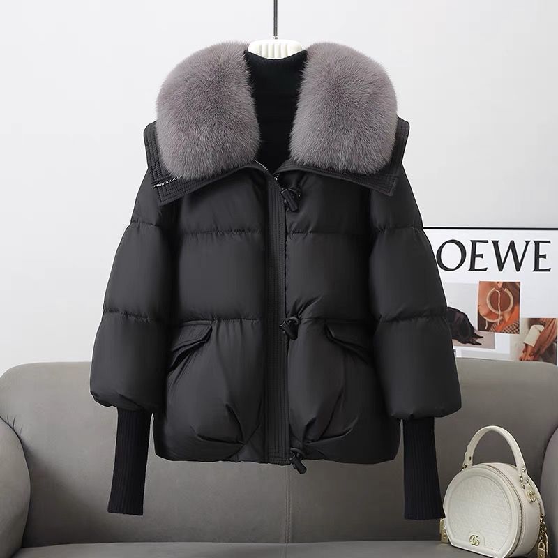CLYRAA™ Frost-Couture Fur-Collar Jacket