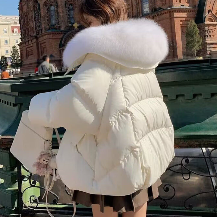 CLYRAA™ Frost-Couture Fur-Collar Jacket