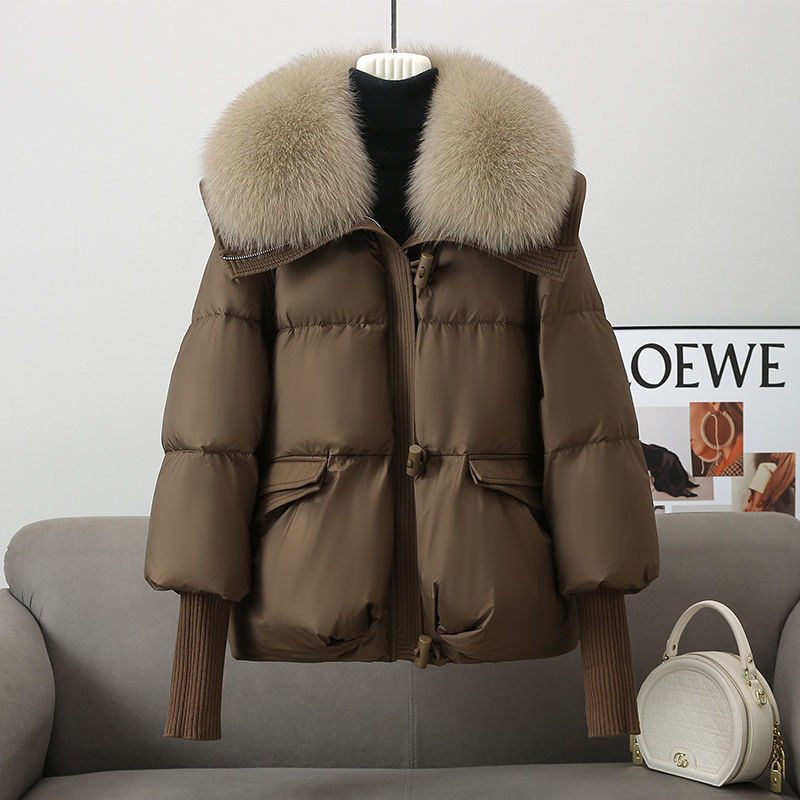 CLYRAA™ Frost-Couture Fur-Collar Jacket