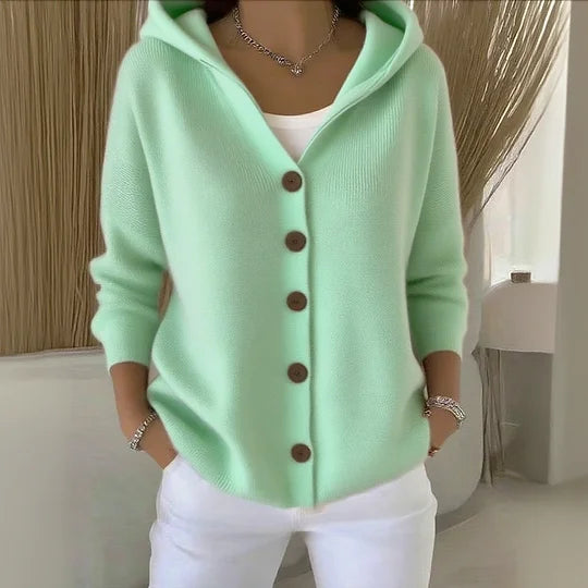 Clyraa CloudSoft Hooded Cardigan