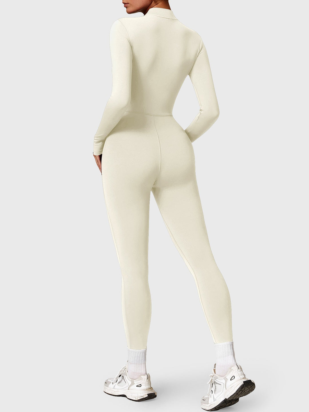 SF Belle Fleece Long Sleeve Zipper Jumpsuit